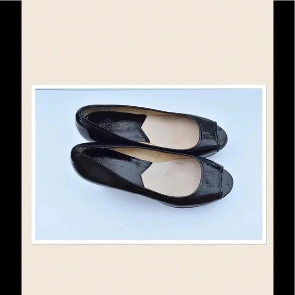 Michael Kors peep toe wedges - Picture 7 of 7